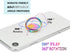 lenoup Kickstand,360 Rainbow Cell Phone Ring Stand Holder,Purple Multicolor Ring Grip Rotation Metal Finger Ring