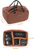 MOSISO Camera Bag Insert Soft Padded Protection Handbag for SLR DSLR Mirrorless Cameras Compatible with Canon/Nikon/Sony