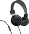 JLab Neon Wired On-Ear Headphones, Black, 40mm Neodymium Drivers, Noise Isolation, Tangle-Free Cord, C3 Sound.