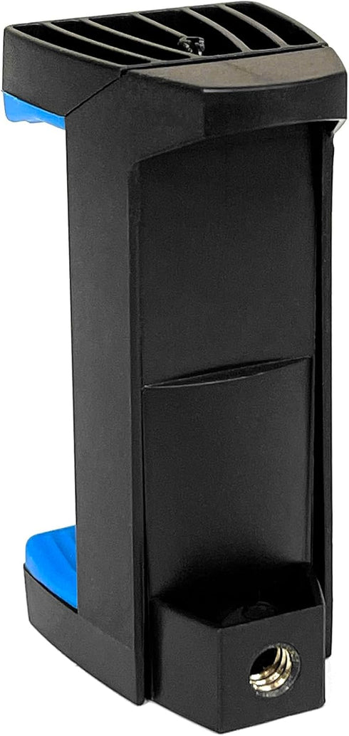 Acuvar 3.5" Universal Tripod Slim Smartphone Mount with Soft Protective Rubber Grip for iPhone, Android, and All
