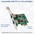 Syba Dual 2.5 Gigabit Ethernet PCI-E Network Expansion Card, RJ45 LAN Adapter, Low Profile Bracket