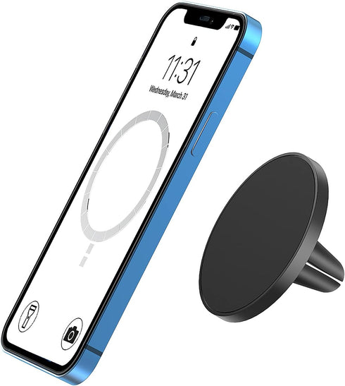 TechMatte MagGrip Car Vent Mount, Magnetic Air Vent Smartphone Holder for iPhone 12-16 Series