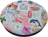 Coastal Retro Cowgirl Vibrant Floral Ocean Preppy Collage PopSockets Standard PopGrip