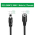 Varbmt 2 Pack 60CM 5.5mm 2.1mm 1 2 2 DC x Power Supply Y Splitter Adapter Cable DC Power Extension Wire Male to Female