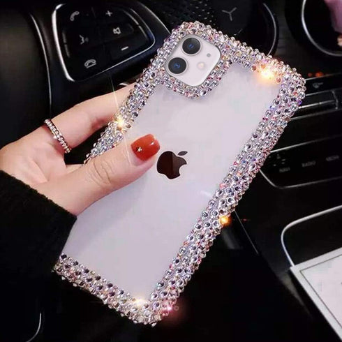 BONITEC Jesiya 3D Glitter Sparkle Bling Case for iPhone 11, Luxury Shiny Crystal Rhinestone Diamond Protective Cover