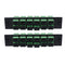 Xunsomten 2pcs 12 Fiber SC to SC APC Single Mode Fiber Patch Panel with Coupler Adapter Connectors