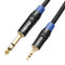 tisino 1/8 to 1/4 Stereo Cable, 3.5mm to 1/4 Adapter Aux Cord for Guitar, Keyboard, Laptop, Home Theater, 10ft
