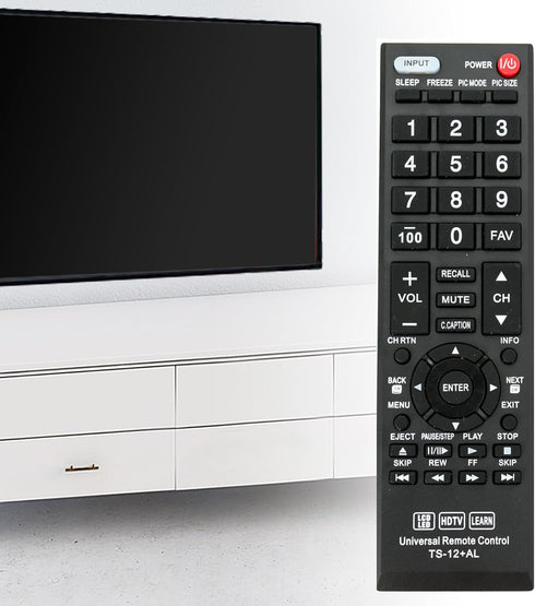 Replacement Remote Control for Toshiba LCD LED HDTV 3D 4K UHD Smart TVs CT-90325 CT-90326 CT-90329 CT-8037 CT-90302
