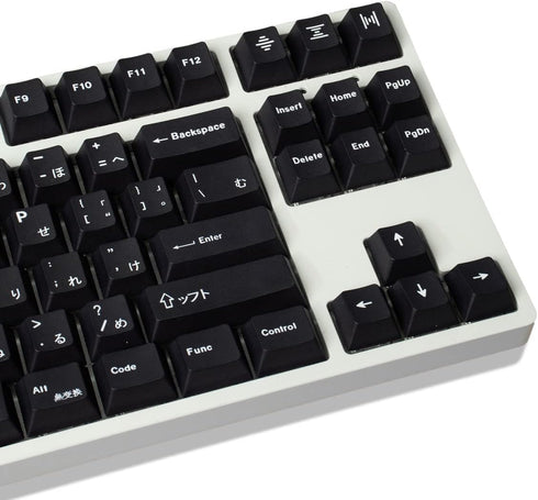 Gliging 130 Keys PBT Japanese Keycaps, Cherry Profile DYE-Sub Navy Theme Minimalist Style for Mechanical Keyboard