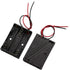 6 Pieces 3 Slots AAA Battery Case Holder, 1.5V Battery Spring Clip Storage Box with 6 inches Wire Leads