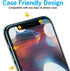 Simple Snap Tempered Glass Screen Protector for iPhone X/XS — Invinsible Protection with Bubble-Free, Scratch-Resistant, Fingerprint-Free Tech, Case-Friendly Design — Includes Easy Screen Applicator