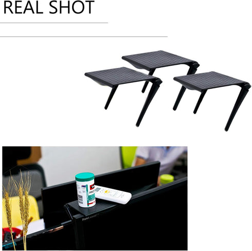 7-Inch Adjustable Screen Top Shelf Organizer for TV Computer Monitor Flat Screen 'TV Mount Top Shelf Used to Place