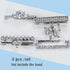 Watch Band Charms Decorative Rings Loops Compatible with Apple Silicone Watch Bands for Women 49mm 45mm 44mm 42mm 41mm