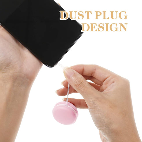 NUOBESTY 8pcs Macaron Phone Screen Cleaner Wipes with Keychain Charm for Touch Screens