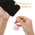 NUOBESTY 12 Pcs Macaron Phone Screen Cleaner Wipes, Decorative Pendant Lanyards, Random Color