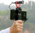 ULANZI ST-02S Aluminum Phone Tripod Mount with Cold Shoe, Universal Metal Adjustable Clamp for iPhone & Samsung