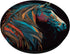 Horse Head Hippi Feathers Mane Design for Girls, Horse PopSockets Standard PopGrip