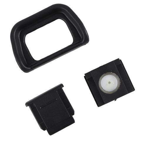 ZTTW Set A6000 A6100 A6300 A5000 Camera Eyecup Viewfinder Eye Cup Cold Shoe Cover with Level Device Compatibility