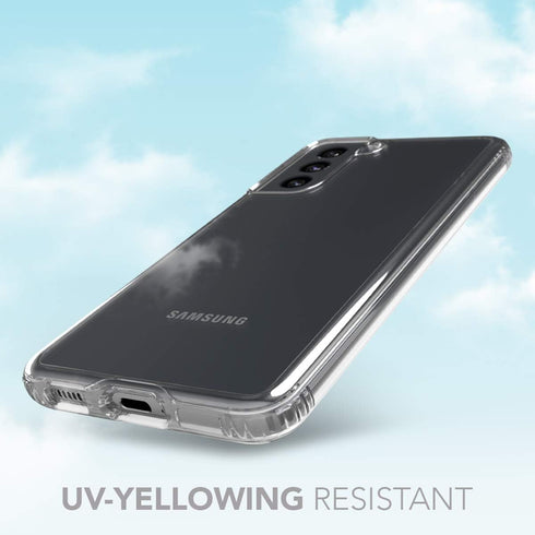 tech21 EvoClear Phone Case for Samsung S21 Ultra 5G, 12 ft. Drop Protection