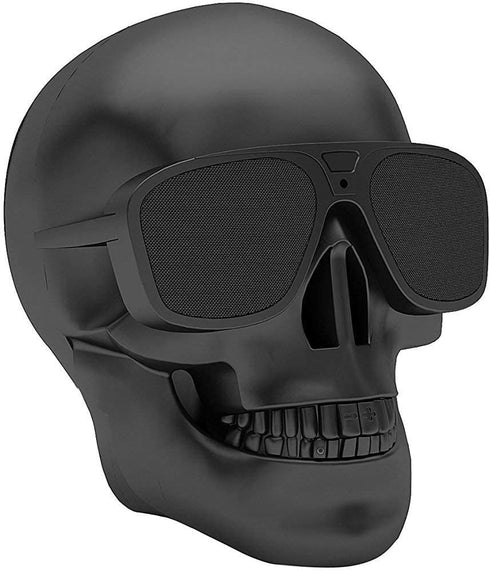 Dubbs Hardware Skull Speaker, Portable Wireless Bluetooth Speaker, Great Audio and Stereo Quality, Spooky Halloween