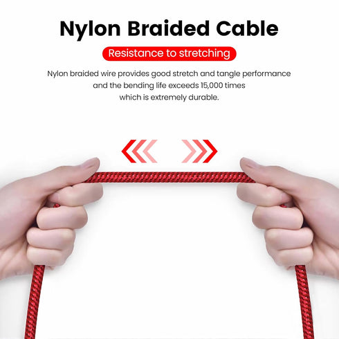 MOSWAG 3.5mm Male to Female Extension Cable with Microphone, Nylon Braided, Compatible with Smartphones, Headphones,