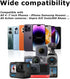 Phone Chest Mount Harness Vest - Head Strap Clip Holder for POV/VLOG, Compatible with iPhone, Samsung, GoPro