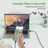 Multi 5 in 1 Universal USB Fast Charging Cable, 1.8M/6FT Nylon Braided Sync Charger Cord for Android/iPhone