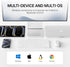 Rapoo 9050S 2.4GHz/Bluetooth 5.0/4.0 Set 4 Multi-Device Keyboard and Mouse Combo, Wireless Keyboard & Mouse