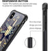 CARLOCA Compatible with iPhone XR Case, Military Pattern Design, Shockproof Anti-Scratch Hybrid Case (Black)