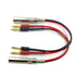 1/4 TS to Banana Plug Speaker Cable 6.35 mm 1/4" Female to Banana Plug Mono Adapter 8 inches 2pack