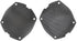 Replacement Front Mesh Speaker Grill Cover Panels Fits for 1996-2013 Harley Davidson Touring, Electra Glide, Street Glide, Ultra Limited And Tri Glides Models (Black) by VPZMT