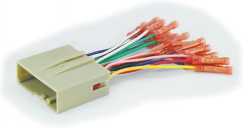 Scosche FD23BCB Car Radio Wiring Harness Kit with Crimp Connectors for Select 2003-13 Ford Vehicles