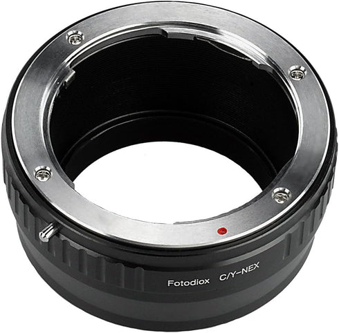 Fotodiox Lens Mount Adapter Compatible with Contax/Yashica Lenses to Sony E-Mount Cameras