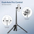 SEAJIC 66" Automatic Phone Tripod Stand with Remote, Cell Phone Tripod for iPhone Video Recording & Live Streaming