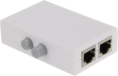 SEDNA 2 Port Ethernet RJ45 Manual Switch (2-in 1-Out or 1-in 2-Out)