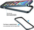Eastcoo Slim Metal Bumper Case Compatible with iPhone 12 12 Pro, Metal Bumper Cover with Soft TPU Inner, Support