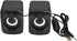 Mini Computer Speaker, Stereo Less Distortion, USB Powered Wired Small Speaker for Desktop PC & Laptop