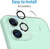 Ultra HD Camera Lens Protector for iPhone 11 & 12 Mini - 3 Pack, 9H Hardness, Anti-Scratch, Case Friendly, Easy Install.