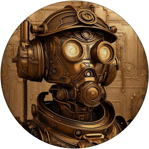 Robot Tech Robotic Futuristic Dystopian Steampunk PopSockets Standard PopGrip