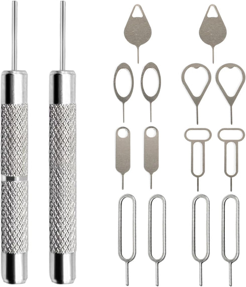 ZukoCert 16 Pieces SIM Card Removal Tool Set, Multi-Functional SIM Ejector Tool,