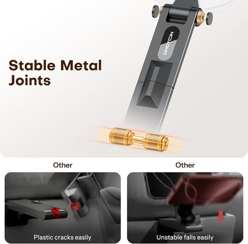 OMOTON TP02 360Rotating 17/16/15/14 for MagSafe Tripod, Adjustable Aluminum Magnetic Phone Tripod for iPhone Pro Max