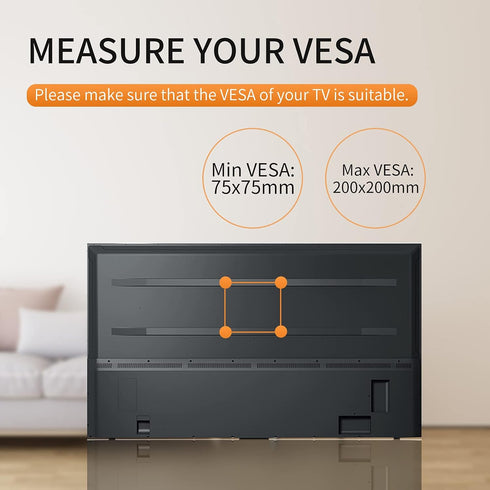 TV Wall Mount Bracket for Most 13-39 inch LED, LCD Monitor and Plasma TVs, Max VESA 200x200mm by XINLEI