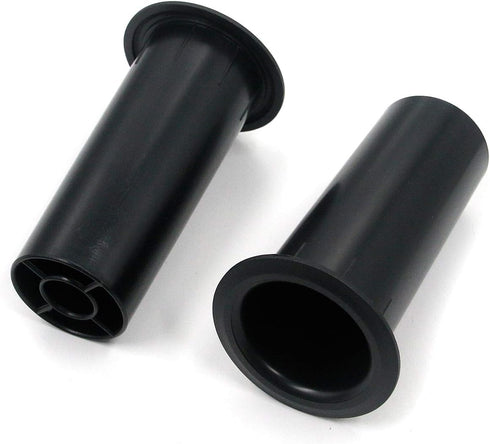 T Tulead Black ABS Speaker Port Tubes 4.72"x2.68" 2-Inch Installation Diameter Pack of 4 Bass Air Ports