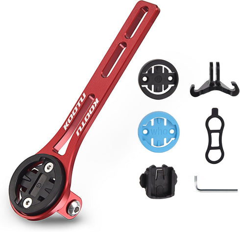KOOTU Aluminium Alloy Bicycle Computer Mount, Compatible with Garmin Edge, Wahoo Elemnt, Bryton, and GoPro
