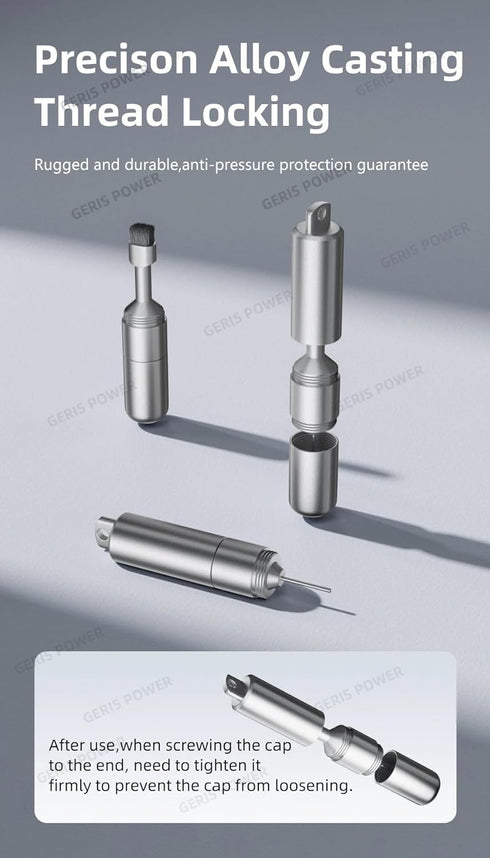 Generic 2 1 in Sim Card Removal Tool Keychain With Earbuds Cleaning Brush - Compact Sim Ejector Tool - Multi-Purpose