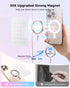 SUPERONE 17/16/15/14/13/12 Magnetic Suction Phone Mount for MagSafe Case, Magnetic Silicone Sticky Phone Grip Holder
