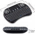 Dreamlink 3 Colour Backlit Mini Wireless Keyboard and Mouse, 2.4GHz Wireless Touchpad Rechargeable Combos for PC, Pad,