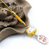 JIARUN Ceramic Lucky Cat Mobile Phone Pendant DIY Mobile Phone Pendant Lucky Pendant Creative Nafu Lucky Cat Bag U Disk