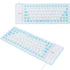 Soft Silicone Keyboard, Lightweight Portable USB Wired 85 Keys Comfortable Keyboard for PC Notebook (Blue)