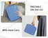 MATEIN Electronics Organizer Bag, Double Layers Tech Organizer with Handle for Cable, Charger, Phone, Ipad Mini, Blue